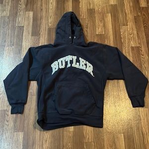 navy blue Butler sweatshirt
